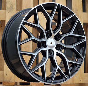 R17x7.5  5X112  ET  40  66.5  B5812  Black Polished (MB)  For RACIN  (P)  (Style Vossen) (1 foto / 1)