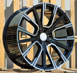 R20x8.5  5X112  ET  25  66.6  B5836  Black Polished (MB)  For BMW  (P)  (Rear+Front) (1 foto / 1)