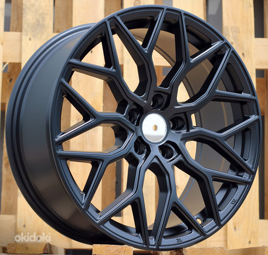 R18x8  5X100  ET  38  67.1  B5812  Black Half Matt (BLHM)  For RACIN  (R)  (Style Vossen)