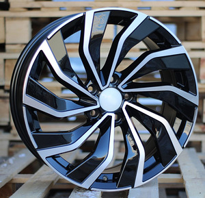 R17x7.5  5X100  ET  45  57.1  B5780  Black Polished (MB)  For VW  (R)  ((AKC 80 Eur)) (1 foto / 1)