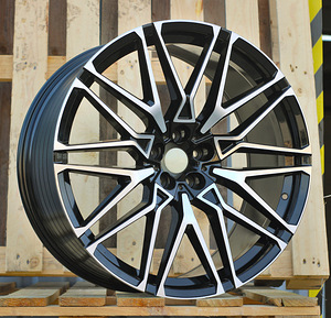R22x9.5  5X112  ET  35  66.56  B5771  (FBX268)  Black Polished (MB)  For BMW  (M)  (HYBRID FORGED Rear+Front) (1 foto / 1)