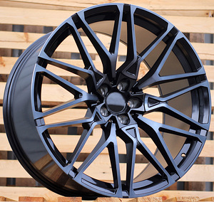 R22x10.5  5X112  ET  36  66.5  B5771  (XFRGW5221)  Black+Tinted Face (BLTF)  For BMW  (K3)  (Rear+Front FORGED) (1 foto / 1)