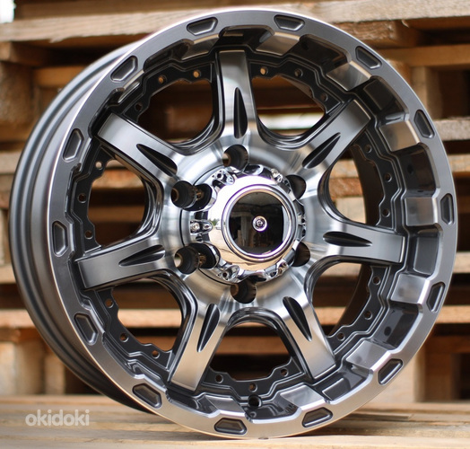 R16x8  5X114.3  ET  M10  83.1  B5763  Grey Polished (MG)  For 4X4  (R)