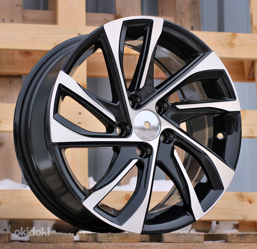 R15x6.5  5X100  ET  40  57.1  B5760  Black Polished (MB)  For RACIN  (Z7)