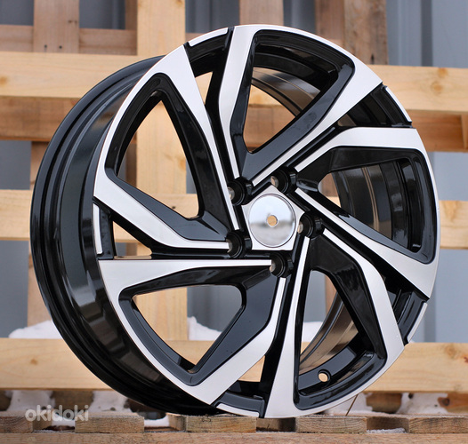 R16x6.5  4X100  ET  37  60.1  B5762  Black Polished (MB)  For RENAU  (P+M)