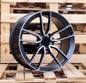R20x8.5  5X112  ET  43  66.6  B5610  (IN5443)  Black Half Matt+Polished Lip (BLHMPL)  For MER  (K7)  (Rear+Front) (1 foto / 1)