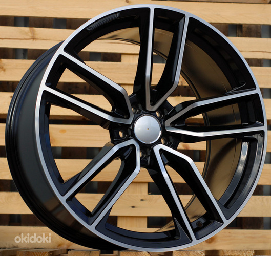 R20x9.5  5X112  ET  42  66.6  B5610  Black Polished+Powder Coating (MBPC)  For MER  (K2)