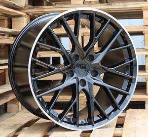 R21x11  5X130  ET  65  71.6  B5541  (TXRGW1847)  Black+Polished Lip (BLPL)  For PORCH  (K3)  (FORGED (Rear+Front)) (1 foto / 1)
