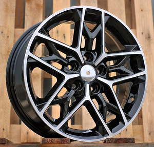 R17x7  5X114.3  ET  48  67.1  B5567  Black Polished (MB)  For KIA  (L6+K2) (1 foto / 1)