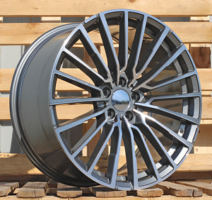 R20x8.5  5X120  ET  25  72.6  B5569  Grey Polished+Powder Coating (MGPC)  For BMW  (K4)  (Rear+Front) (1 foto / 1)