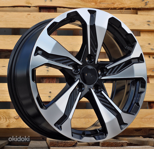 R17x7.5  5X114.3  ET  45  64.1  B5520  Black Polished (MB)  For HOND  (L1)