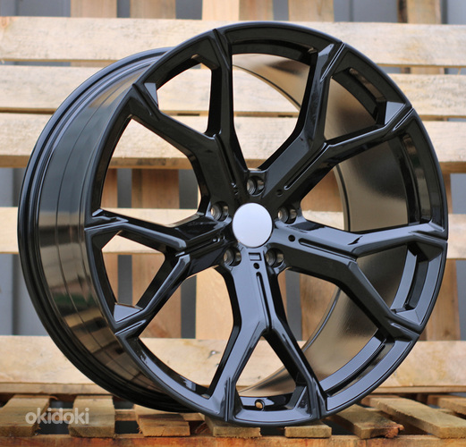 R22x10  5X120  ET  40  74.1  B5498  (IN5497)  Black (BL)  For BMW  (K3)  (Rear+Front)