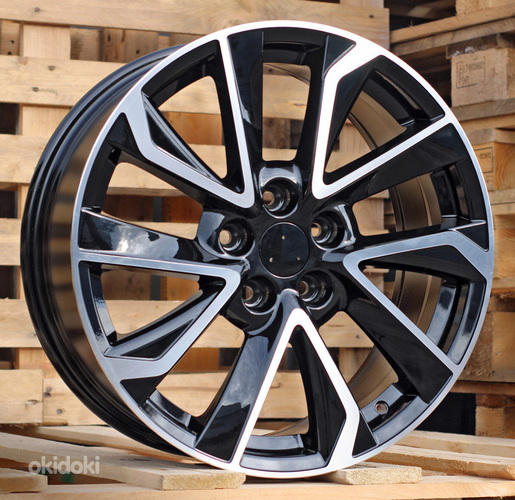 R17x7  5X114.3  ET  45  60.1  B5463  (XFE322)  Black Polished (MB)  For TOYOT  (R)