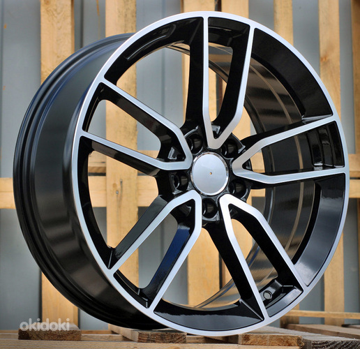 R17x7.5  5X112  ET  45  66.6  B5461  Black Polished (MB)  For MER  (P)