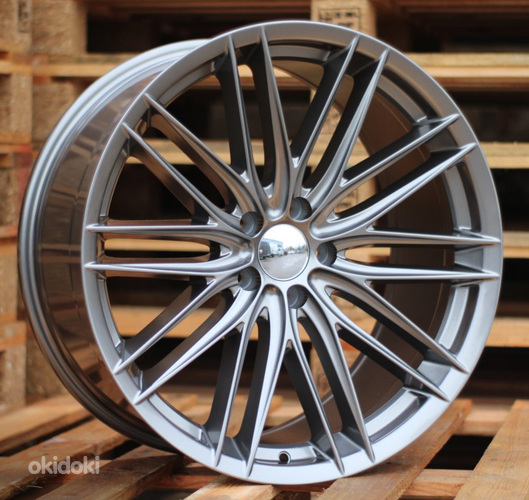 R20x9.5  5X120  ET  35  72.6  B5395  Grey (GR)  For RACIN  (K4)  ((AKC 110 Eur)  Vossen Style (Rear+Front))
