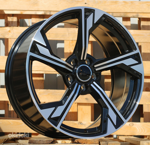 R17x7.5  5X112  ET  40  66.5  B5419  (IN5375)  Black Polished (MB)  For AUD  (K8)