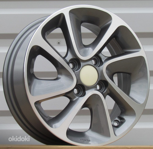 R14x5  4X100  ET  41  54.1  B5387  Grey Polished (MG)  For HYUND  (L3)