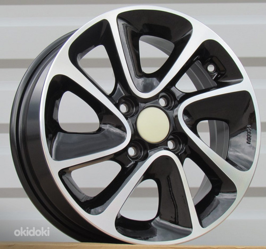 R14x5  4X100  ET  41  54.1  B5387  Black Polished (MB)  For HYUND  (K4)