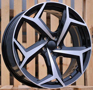 R16x6.5  5X100  ET  40  57.1  B5340  Black Polished+Powder Coating (MBPC)  For VW  (L4) (1 foto / 1)