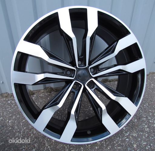 R18x8  5X112  ET  41  57.1  B5333  Black Polished+Powder Coating (MBPC)  For VW  (P)