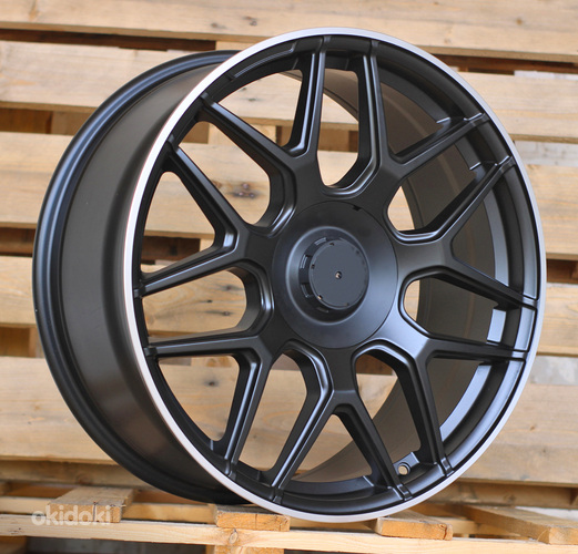 R20x8.5  5X130  ET  36  84.1  B5318  (QC1694)  Black Half Matt+Polished Lip (BLHMPL)  For MER
