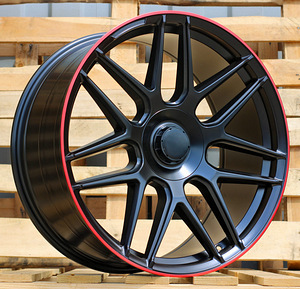 R22x10  5X130  ET  35  84.1  B5318  (IN7040)  Black Matt+Red Lip (BMRL)  For MER  (P2) (1 foto / 1)