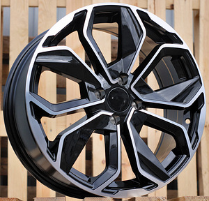 R16x6.5  4X100  ET  37  60.1  B5296  Black Polished (MB)  For RENAU  (R+L6+K2) (1 foto / 1)
