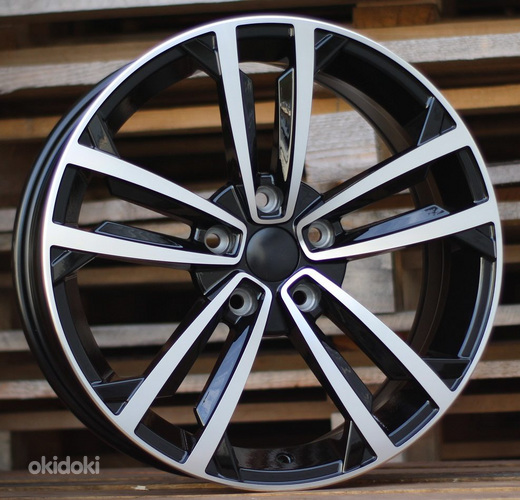R17x7  5X112  ET  40  57.1  B5287  (IN5396)  Black Polished (MB)  For VW  (K7)