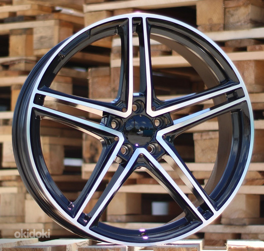 R19x9.5  5X112  ET  43  66.6  B5252  Black Polished (MB)  For MER  (K4)  ((AKC 105 Eur))