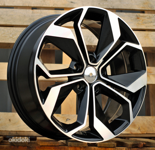 R16x6.5  5X114.3  ET  41  66.1  B5168  Black Polished (MB)  For RENAU  (R+P2)