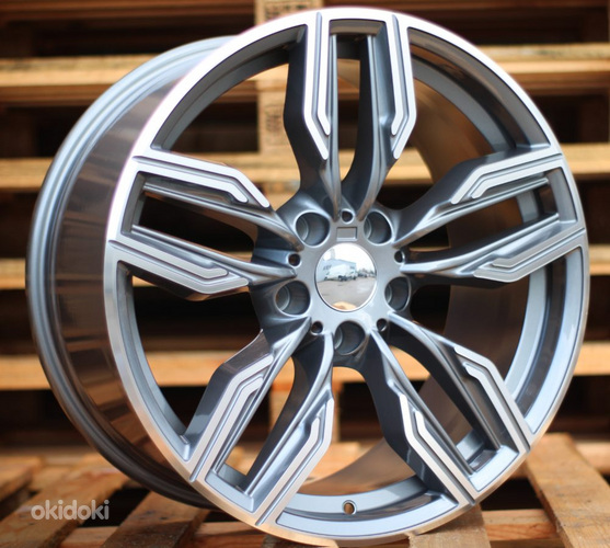 R19x9.5  5X120  ET  33  72.6  B5181  Grey Polished (MG)  For BMW  (N)  ((AKC 70 Eur))