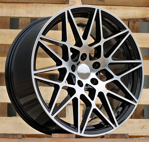 R18x9.5  5X120  ET  40  72.6  B5167  (XFE33)  Black Polished+Powder Coating (MBPC)  For BMW  (K4)  (Rear+Front) (1 foto / 1)