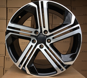 R17x7.5  5X112  ET  45  57.1  B5156  Black Polished (MB)  For VW  (Z2)  ((AKC 75 Eur)) (1 foto / 1)