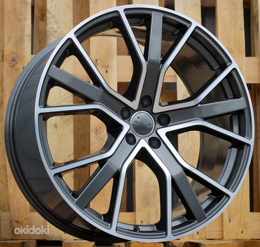 R18x8  5X112  ET  39  66.5  B5131  (FBX133)  Grey Polished Half Matt (MGHM)  For AUD  (Z5+A)  (HYBRID FORGED)