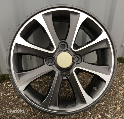 R14x5  4X100  ET  41  54.1  B5105  Grey Polished (MG)  For HYUND  (R)