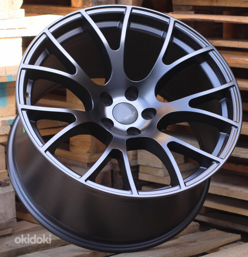 R20x11  5X115  ET  18  71.5  B5054  Black Half Matt (BLHM)  For RACIN  (K2)  (DODGE (Rear+Front) (C-030))