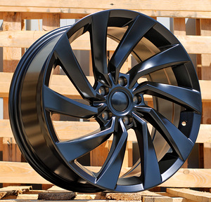 R18x8  5X112  ET  40  57.1  B5083  Black Half Matt (BLHM)  For VW  (K4) (1 foto / 1)