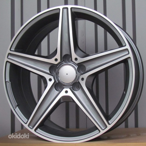 R18x7.5  5X112  ET  44  66.6  B5052  (LU1334)  Grey Polished (MG)  For MER  (P1)  ((AKC 90 Eur))