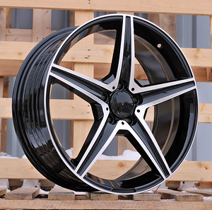 R19x8  5X112  ET  43  66.6  B5052  (FBX163)  Black Polished (MB)  For MER  (P2)  (HYBRID FORGED) (1 foto / 1)