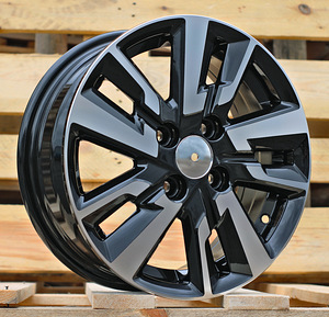 R14x5.5  4X100  ET  45  60.1  B1809  Black Polished (MB)  For RACIN  (Z3) (1 foto / 1)