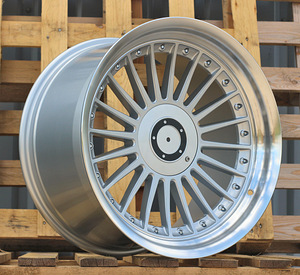 R18x10  5X120  ET  15  74.1  B1803  Silver+Polished Lip (SP)  For BMW  (Z6+Z1)  (ALPINA Style Rear+Front) (1 foto / 1)