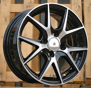 R14x5.5  4X100  ET  43  60.1  B1795  Black Polished (MB)  For RACIN  (Z2) (1 foto / 1)