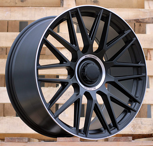 R19x9.5  5X112  ET  38  66.6  B1766  (FBX161)  Black Half Matt+Polished Lip (BLHMPL)  For MER (1 foto / 1)