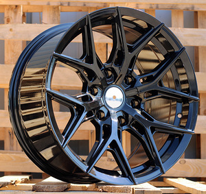 R22x9.5  6X139.7  ET  15  106.1  B1673  Satin Black (SB)  For 4X4  (K3)  (Vossen Style) (1 foto / 1)