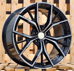 R19x8  5X112  ET  30  66.6  B1667  (FBX081)  Black Polished (MB)  For BMW  (Z3+Z7)  (HYBRID FORGED Rear+Front) (1 foto / 1)