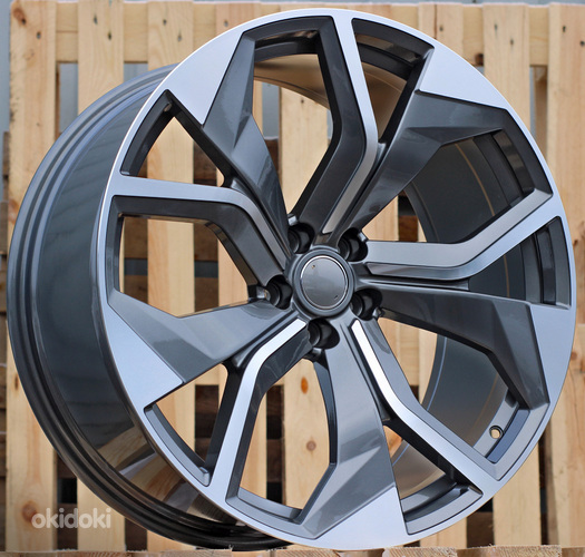 R22x10  5X112  ET  26  66.5  B1637  Grey Polished (MG)  For AUD  (Z1)