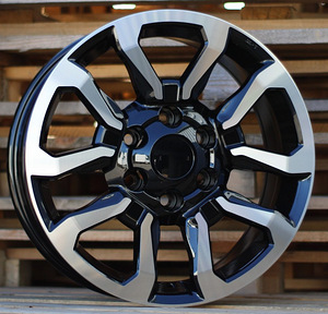 R17x7.5  6X139.7  ET  25  106.1  B1623  Black Polished (MB)  For TOYOT  (K3)  (4x4) (1 foto / 1)