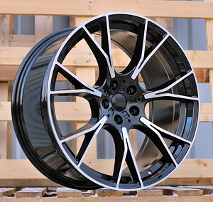 R19x8.5  5X120  ET  33  72.6  B1617  (IND7046)  Black Polished (MB)  For BMW  (K7) (1 foto / 1)