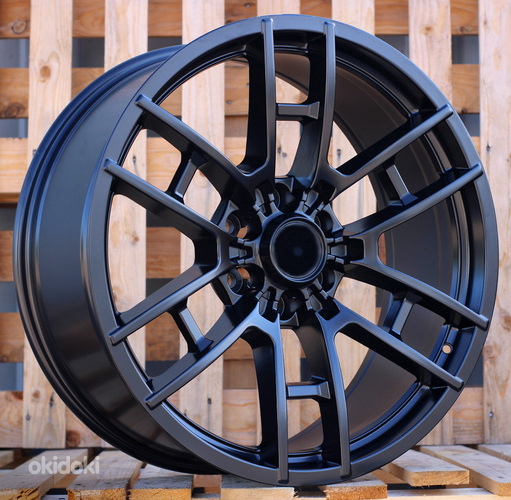 R22x9  6X139.7  ET  15  106.1  B1605  Black Half Matt (BLHM)  For 4X4  (K4)