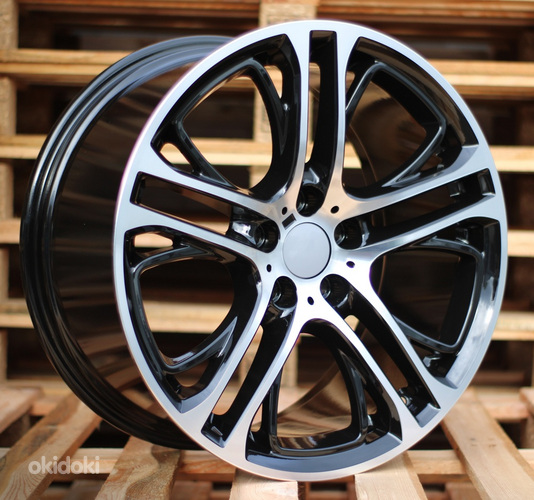 R20x10  5X120  ET  51  72.6  B1600  Black Polished (MB)  For BMW  (Z1)  (Rear+Front For BMW X3)